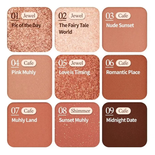 Палетка тіней Etude Play Color Eyes Muhly Romance (9 відтінків) - зображення 2