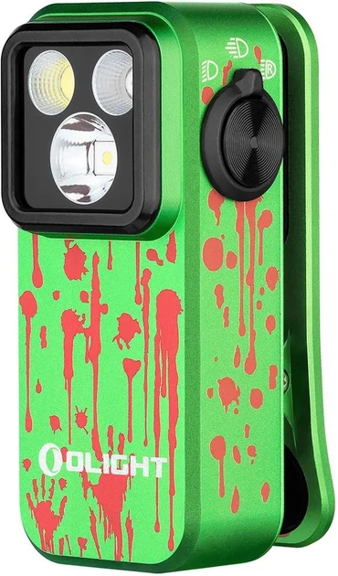 Фонарь Olight Oclip Pro Zombie green – фото, отзывы