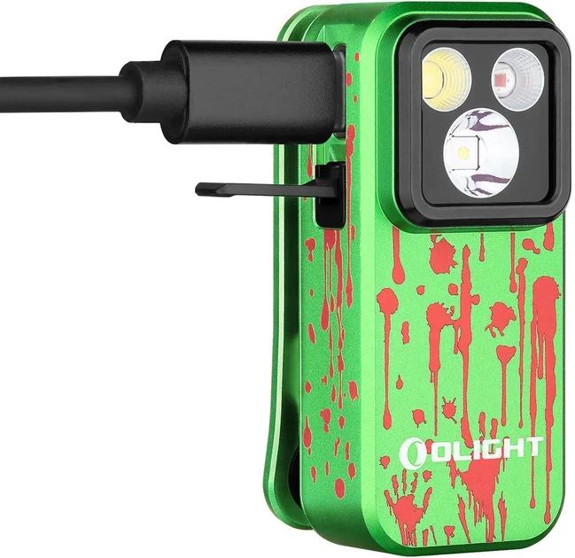 Фонарь Olight Oclip Pro Zombie green – фото, отзывы