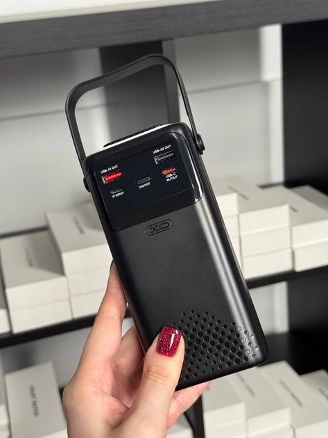 Power Bank XO-PR285 Чорний 30000 mAh - зображення 6
