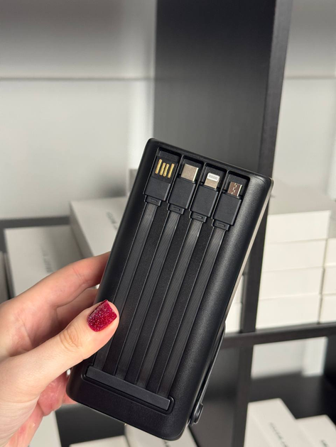 Power Bank XO-PR286 Чорний 50000 mAh - Фото 7 Power Bank XO-PR286 Чорний 50000 mAh - изображение 7