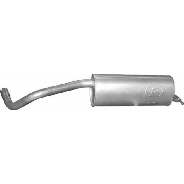 Глушник Skoda Fabia 1.4i 16V / Seat Ibiza 1.4i Polmostrow (24.75) (858750) - зображення 2
