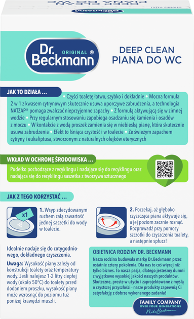 Засіб для чищення унітазу Dr. Beckmann Deep Clean 3 x 100 г (4008455077918) - зображення 2