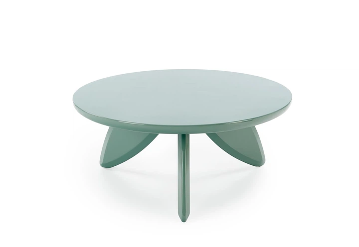 Ława Halmar SORAYA 2 błyszcząca Jasnoniebieska (V-CH-SORAYA_2-LAW-J.NIEBIESKI) (5905248136410) - obraz 2