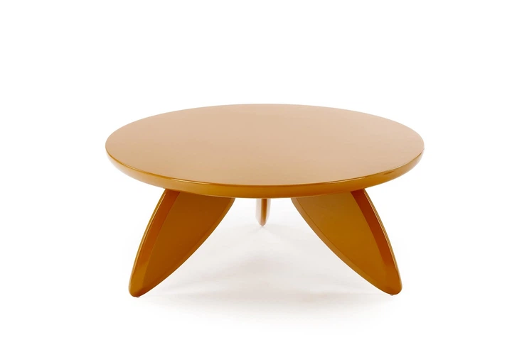 Ława Halmar SORAYA 2 błyszcząca Musztardowa (V-CH-SORAYA_2-LAW-MUSZTARDOWY) (5905248136427) - obraz 2