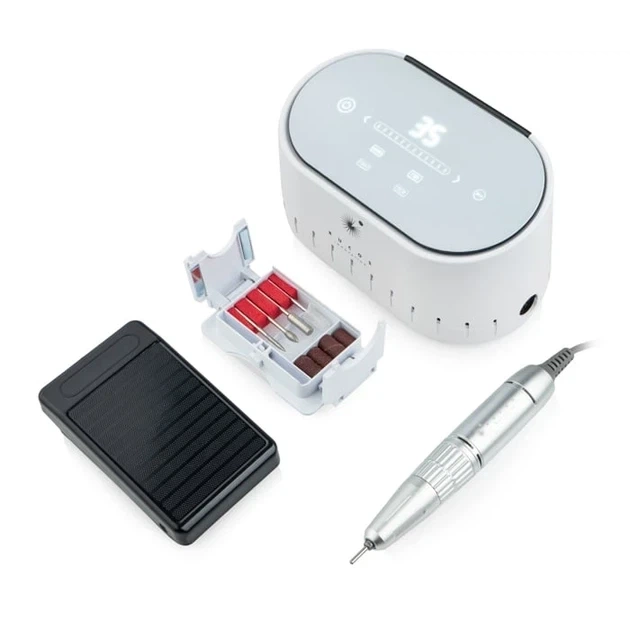 Фрезер для маникюра Bucos Nail Drill X3 PRO White Pearl 65 Ватт 35000 оборотов в минуту - изображение 2
