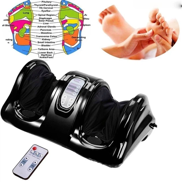 Универсальный электромассажер для ног Shiatsu Foot Massager роликовый убирает боль и расслабляет - изображение 2