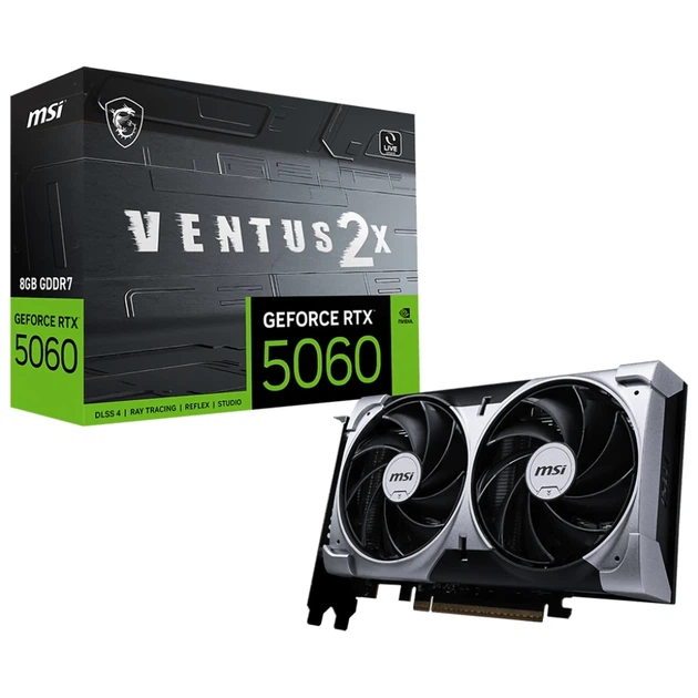 Відеокарта MSI GeForce RTX 5060 8G Ventus 2X (G5060-8V2) - зображення 5