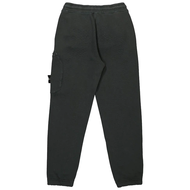 Штани Stone Island Organic Cotton Diagonal Fleece Old Effect Cargo Black 811561141 V0129 - изображение 7