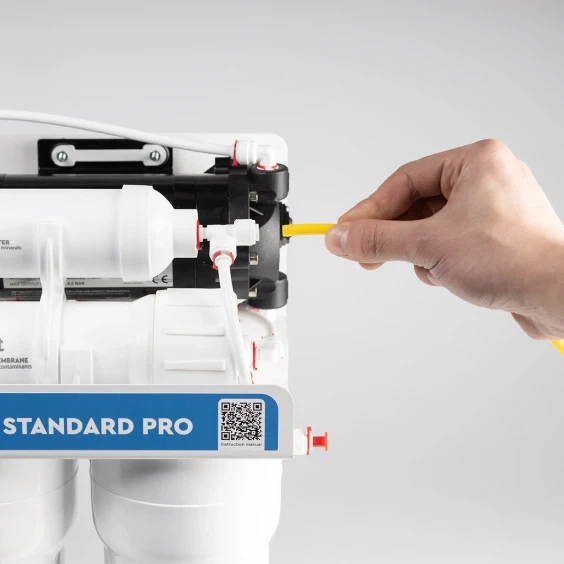 Фильтр обратного осмоса Ecosoft Standard 5-50P PRO с помпой и минерализатором, дренаж 1:2 (MO550MPECOSTD) - изображение 16