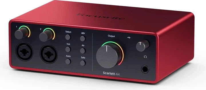 Interfejs audio Focusrite Scarlett 4i4 4Gen (815301001492) - obraz 3