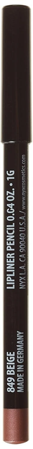 Стойкий карандаш для губ NYX Cosmetics Slim Lip Pencil SPL849 оттенок Beige - изображение 2
