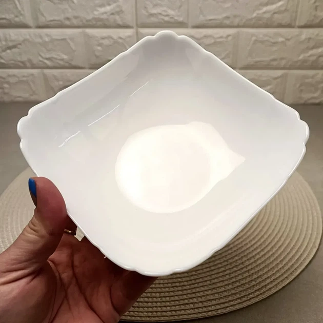 Салатница квадратная Lotusia Luminarc 0596 16,5 см - изображение 3