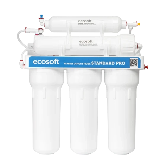 Фильтр обратного осмоса Ecosoft Standard 5-50 PRO с минерализатором, дренаж 1:2 (MO550MECOSTD) - изображение 2