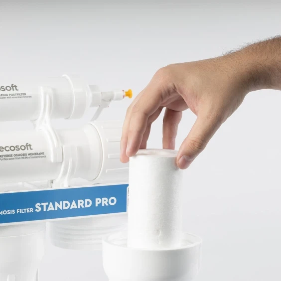 Фильтр обратного осмоса Ecosoft Standard 5-50 PRO с минерализатором, дренаж 1:2 (MO550MECOSTD) - изображение 19