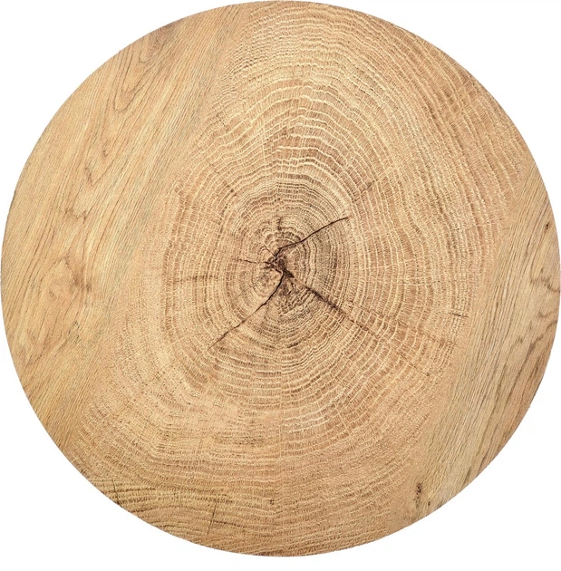 Ława Halmar BROOKLYN-S 45 cm Dąb naturalny/czarny (5905248106949) - obraz 6