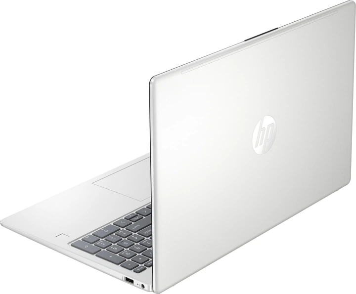 Ноутбук HP 15-fd2020ua 15.6" FHD IPS AG, Intel U7-255U, 16GB, F512GB, UMA, DOS, сріблястий - изображение 4