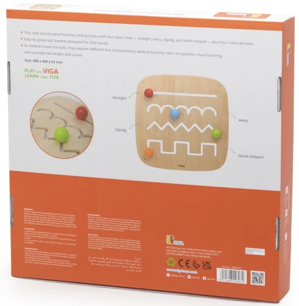 Tablica manipulacyjna Viga z kulkami (6971608448072) - obraz 4