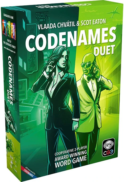 Настольная игра FeelIndigo Кодові імена. Дует (Codenames: Duet) - Фото 1 Настольная игра FeelIndigo Кодові імена. Дует (Codenames: Duet) - зображення 1