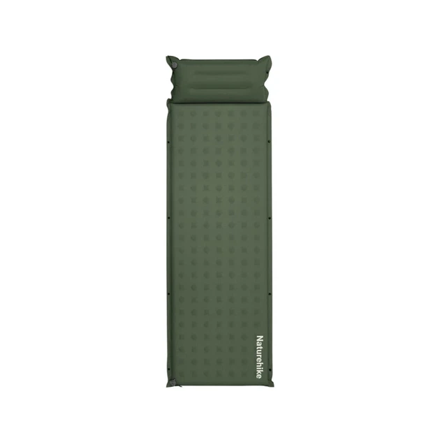 Килимок самонадувний із подушкою Naturehike CNK2550WS025 200х65х3 см Зелений (1047-6977465868817) - Фото 1 Килимок самонадувний із подушкою Naturehike CNK2550WS025 200х65х3 см Зелений (1047-6977465868817) - зображення 1