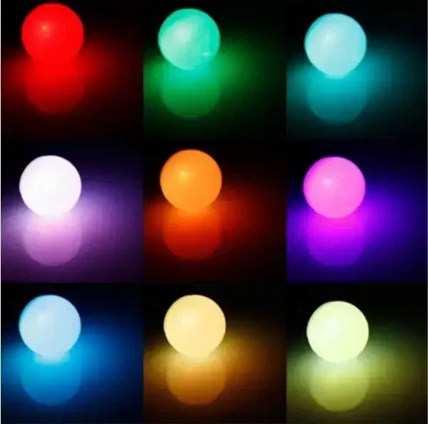 Лампа різнокольорова світлодіодна 15 кольорів з пультом керування Е27 10 W RGB LED - зображення 4