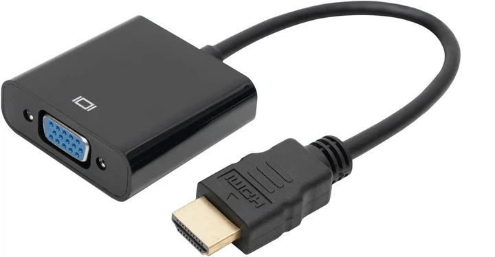 Перехідник HDMI to VGA адаптер конвертор - Фото 2 Перехідник HDMI to VGA адаптер конвертор - зображення 2