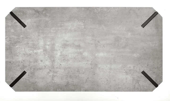 Ława Halmar EMILY 110 cm Beton/Czarny (5905248107274) - obraz 5