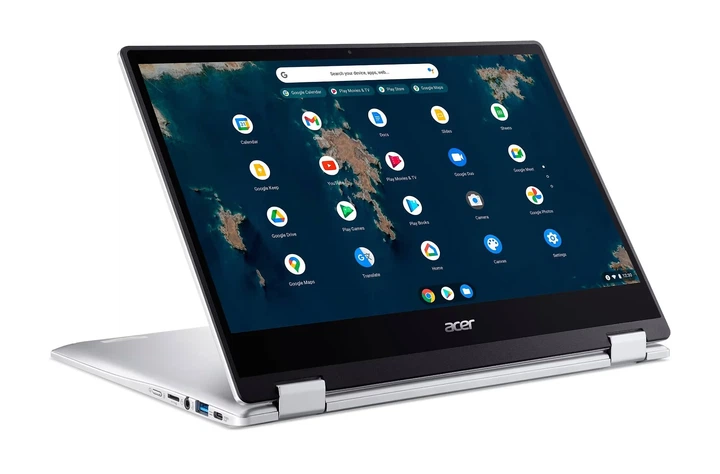 Ноутбук 14" Acer Chromebook Spin 314 (CP314-1HN-C9X8) Intel Celeron N4500 RAM 4GB eMMC 64GB 10ч батарея ChromeOS (UKR) Б/В - изображение 7