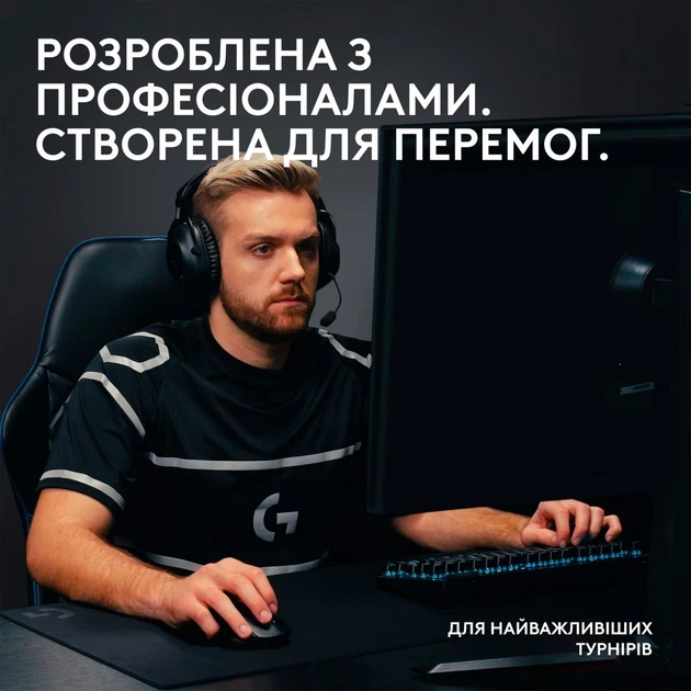 Клавіатура Logitech G PRO X TKL LightSpeed Tactile Black (920-012136) [94305] - зображення 6