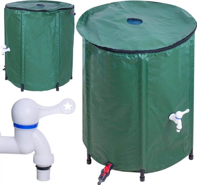 Zbiornik na deszczówkę z PVC Kik 200 l (KX4979) - obraz 2