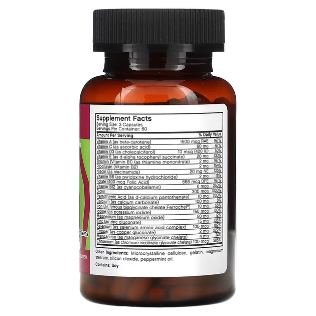 Мультивитамины для подростков FutureBiotics (M.V. Teen) 180 капсул FBS00678 - изображение 2