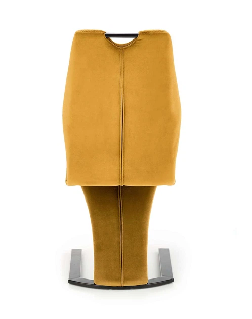 Krzesło do kuchni i salonu Halmar Krzesło K442 na płozach Musztardowe (V-CH-K/442-KR-MUSZTARDOWY) (5905248110519) - obraz 6