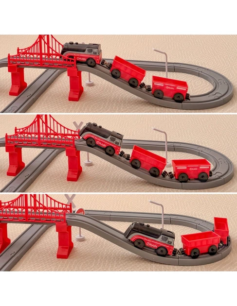 Kolejka elektryczna Woopie Farma Zwierzęta 70 elementów (5906280657383) - obraz 3