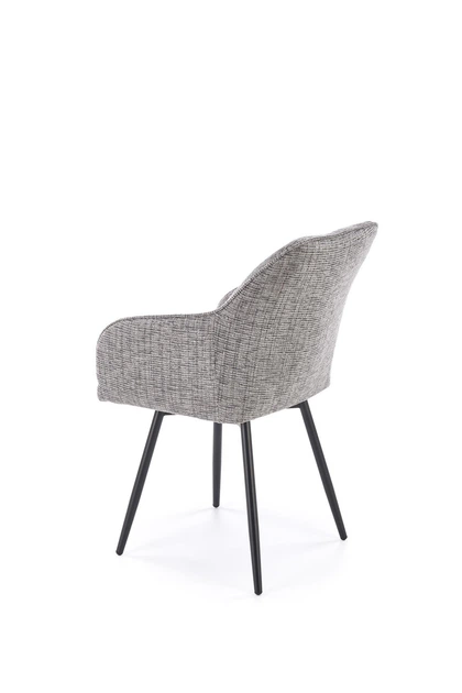 Krzesło do kuchni i salonu Halmar K576 obrotowe Popielate (V-CH-K/576-KR-POPIELATY) (5905248135949) - obraz 7