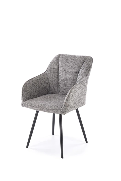 Krzesło do kuchni i salonu Halmar K576 obrotowe Popielate (V-CH-K/576-KR-POPIELATY) (5905248135949) - obraz 9