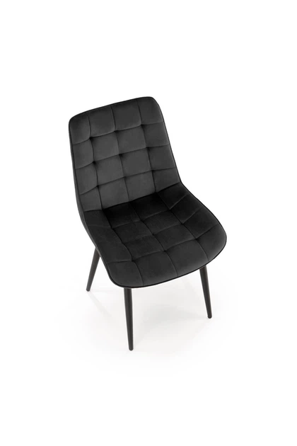 Стілець для кухні та вітальні Halmar K580 Чорний (V-CH-K/580-KR-CZARNY) (5905248136120) - зображення 4