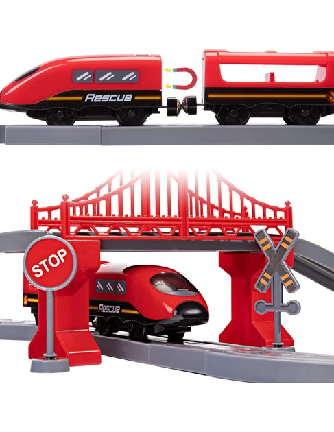 Kolejka elektryczna Woopie Pendolino Straż Pożarna 66 elementów (5906280657444) - obraz 6