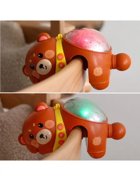 Lampka nocna Woopie Projektor gwiazd Miś (5906280658069) - obraz 2