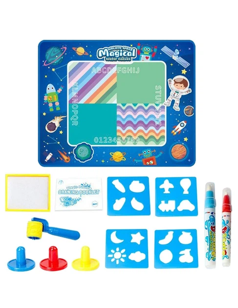 Mata do rysowania Woopie XXL 100 x 80 cm Kosmos Niebieska (5906280656126) - obraz 2