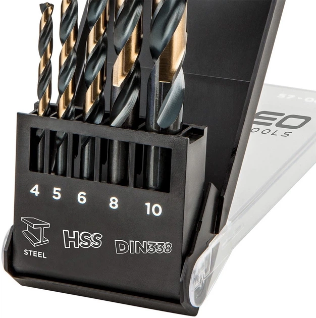 Набір свердел по металу Neo Tools 5 шт. (5906692003174) - зображення 3