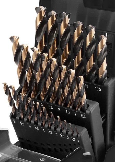 Набір свердел по металу Neo Tools 25 шт. (5906692003204) - зображення 2