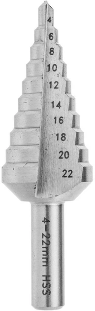 Свердло конічне Neo Tools 4–22 мм (5906692012091) - зображення 2