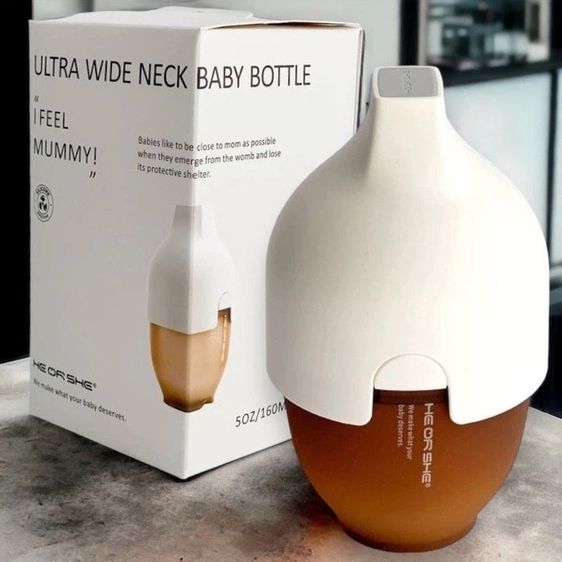Силіконова антиколікова бутилочка HEORSHE White, 160 ml - Фото 7 Силіконова антиколікова бутилочка HEORSHE White, 160 ml - зображення 7
