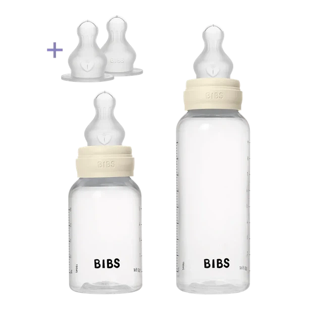 Полный комплект детских бутылочек BIBS Round Silicone 150 ml/270 ml – Ivory (+0m, +2m, +4m) - изображение 2