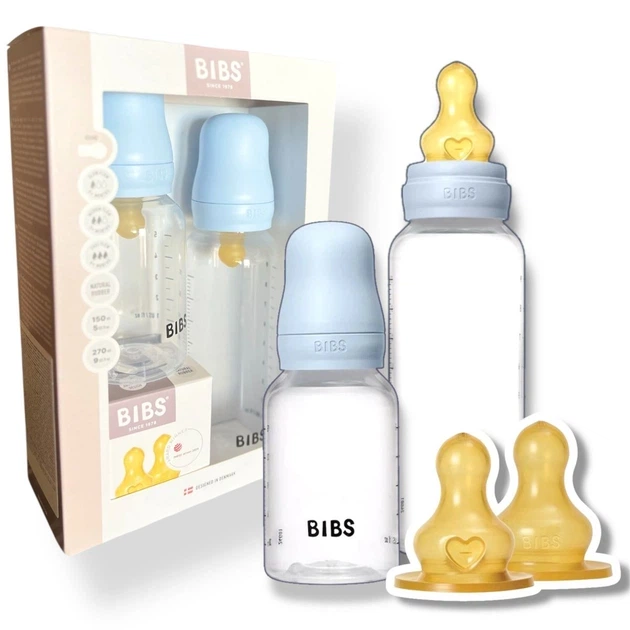 Полный комплект детских бутылочек BIBS Round Silicone 150 ml/270 ml – Ivory (+0m, +2m, +4m) - изображение 8