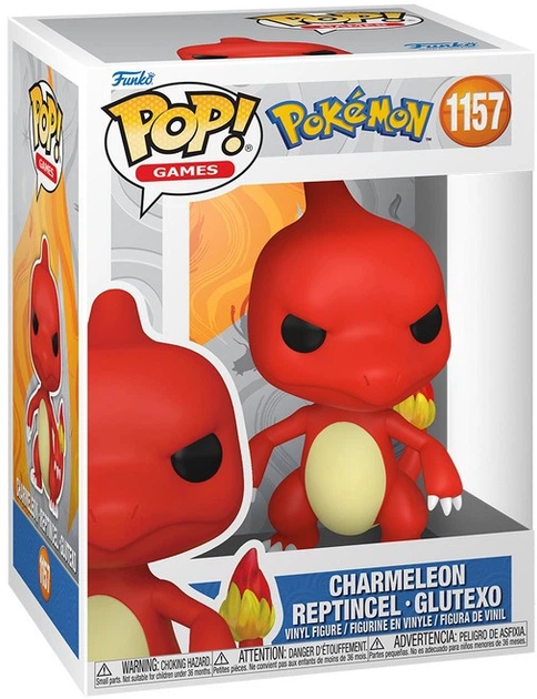 Фігурка Funko POP! Pokemon Charmeleon 9.9 см 92414 (889698924146) - Фото 1 Фігурка Funko POP! Pokemon Charmeleon 9.9 см 92414 (889698924146) - зображення 1