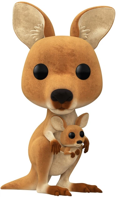 Фігурка Funko POP! Wild Animals: Australian Animals Kangaroo (Flocked) 10.4 см 94006 (889698940061) - зображення 2