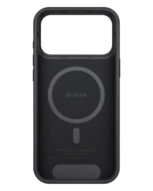 Чохол Pitaka Aramid UltraGuard для iPhone 17 Pro Max (Black/Grey) - зображення 3