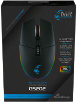 Mysz MediaRange Gaming RGB USB Black (MRGS202) - obraz 2