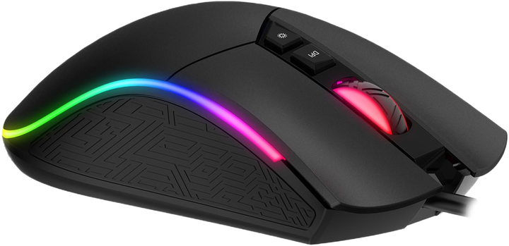 Mysz Havit MS1001S RGB Wired Black-Grey (6939119023096) - obraz 4